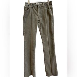 GAP Boot Cut Stretch Corduroy Pants Gray 8L Mid Rise Classic Fit
